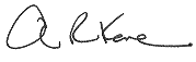 Anthony Kane Signature