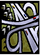 clip art of interstate