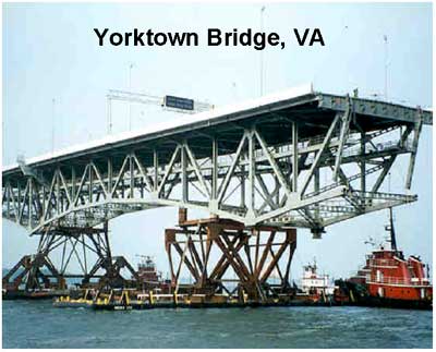 George P. Coleman Bridge in Yorktown, VA