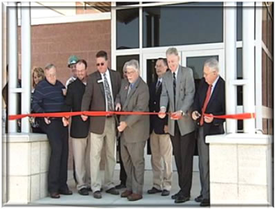 Marc Thornsberry at ribbon cutting ceremony