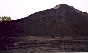 Foundry sand stockpile