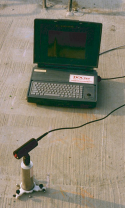 DOC-500 impact-echo device