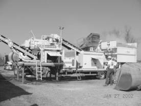 Wirtgen Pugmill mixes foamed asphalt with RAP
