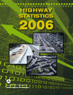 Cover of Highway Statistics 2006 with photos of interstate highways.