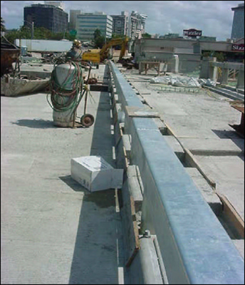 Figure 28. Complete installation of the formworks
