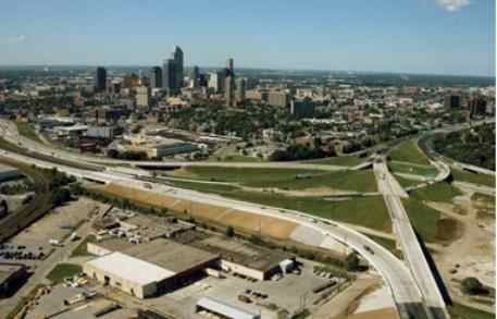 Photo of North split of I-65/70 of Hyperfix Project