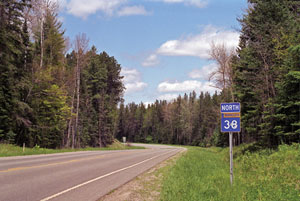 A photo of Minnesota Trunk Highway 38