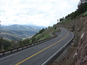 A Photo of Grand Loop Road, Yellowstone National Park.