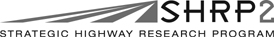 Logo. The logo of the Strategic Highway Research Program 2.