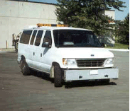 High-speed profiler. A photograph of a van based high-speed profiler is shown