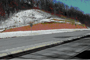 Figure 4. Photo. Example applications of SRW systems. Photo A is a picture of a highway.