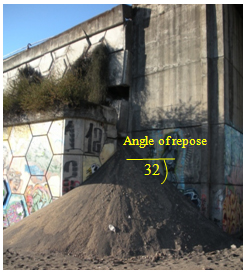 Photo. Fill material from tiered wall at wall site 28C. Click here for more information.