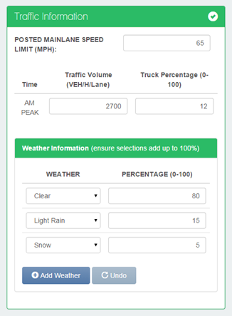 Figure 16: Screenshot. Traffic Information screen.</strong>
