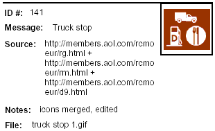 Icon Message: Truck Stop