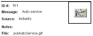 Icon Message: Auto Service