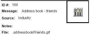 Icon Message: Address Book -friends