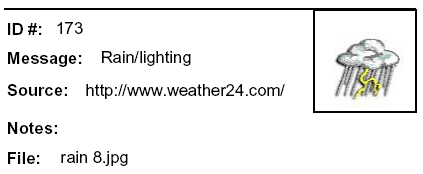 Message: Rain/Lightning icon from weather24.com