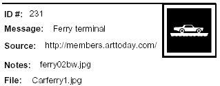 Icon Message: Ferry terminal