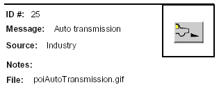Icon Message: Auto Transmission