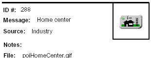 Icon Message: Home center