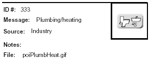 Icon Message: Plumbing/heating