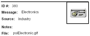 Icon Message - Electronics - clip art of a computer