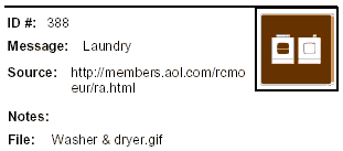 Icon Message: Laundry