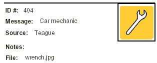 Icon Message: Car Mechanic