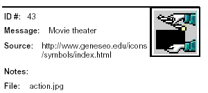 Icon Message: Movie Theater