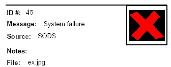 Icon Message: System Failure