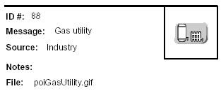 Icon Message: Gas Utility