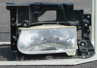 Photo. Halogen low beam front view. Click here for more detail.