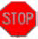 Fluorescent Red Stop