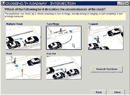 Select turn/merge to best describe the circumstances of the crash.