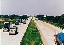 Photo of trucks on roadway