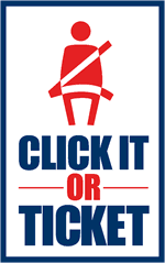 Photo showing the Click it or Ticket logo.