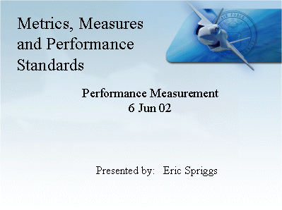 Screen Shot from Presentation