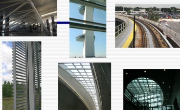 Images of six metal structures.