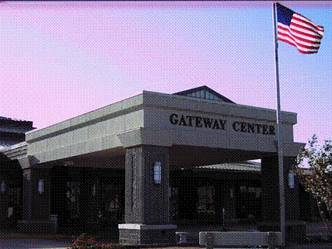 A photo of the Gateway Center in Collinsville, Illinois, where the November 5-6, 2008 Illinois Tribal Consultation Workshop was held.