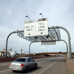 Photo of automated toll collection facility