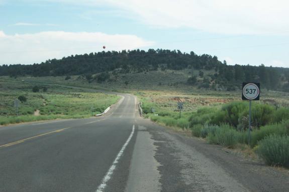 photo of a two lane road