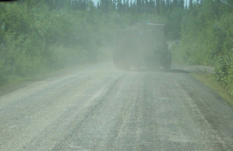 Image of road to and from Minto