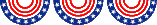 Graphic: Red, white and blue ribbon.