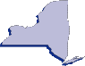 Graphic: New York state outline.