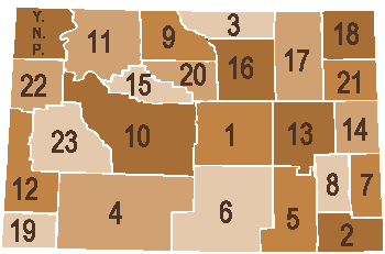 WY County Map