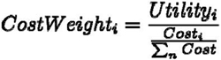 Equation: CostWeight