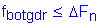 Formula: f subscript botgdr less than or equal to Delta F subscript n