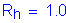 Formula: R subscript h = 1 point 0