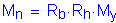 Formula: M subscript n = R subscript b times R subscript h times M subscript y