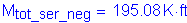 Formula: M subscript tot_ser_neg = 195 point 08 K feet